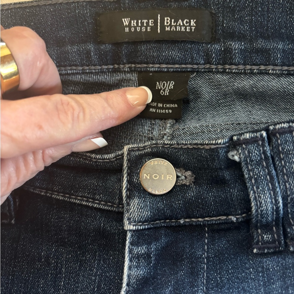 White House Black Market Dark Blue Jeans